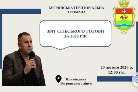 Звіт сільського голови за 2025 рік