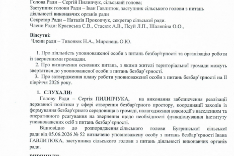 Протокол засідання Ради безбар'єрності